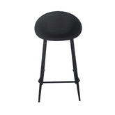 Kristin Barstool featuring saddle-style green seat, UV-protected and weather-resistant materials, curved ergonomic design for modern indoor and outdoor seating.